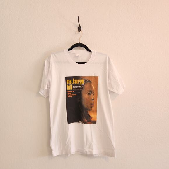 Ms Lauryn Hill Men's Size‎ Small Concert Tee White New - Picture 1 of 4